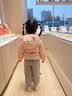 欢喜小熊宝宝棉裤儿童冬季夹棉束脚长裤女童裤子休闲童装男童新款冬装 实拍图