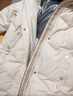 雅鹿狐狸大毛领羽绒服女冬季2024新款长款大牌高级感加厚保暖外套 白色 M 推荐110-125斤 实拍图
