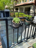 京尚客 花盆花架阳台铁艺悬挂式吊篮挂钩圆形勾栏杆垂吊花篮欧式吊挂垂A 加粗版黑色 实拍图