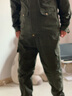 TSDFC纯棉户外工作服春秋套装劳保电焊服工作裤男 防烫耐磨汽修劳保服 581飞鹰【斜纹】套装 纯棉185/XXXL（建议175-190斤） 实拍图