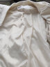 熙世界棒球立领棉服短外套女2022秋冬新款宽松高级感加厚丝绒棉衣 云白色 XL 晒单实拍图