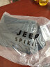 吉普（JEEP）双面夹克男春秋冬季立领棉质中年外套短款休闲两面穿茄克大码 黑蓝色 2XL 建议体重180斤左右 实拍图