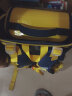 麦咭悬浮减压学生书包悬浮弹力减重MJ073蓝黄款 蓝黄小号 实拍图