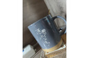 陌上纤虹八一节刻字陶瓷杯纪念杯定制logo伴手礼水杯马克杯瓷杯礼物咖啡杯 赫兹杯灰色（活着） 杯＋盖＋勺＋垫 实拍图