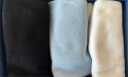 全棉时代精梳棉舒适透气船袜中筒袜短筒袜3双装 女性短筒白色+薰衣草紫+黑色 22 晒单实拍图
