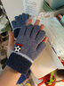浪莎浪莎儿童保暖手套小足球秋冬季宝宝五指男女童小学生全指 实拍图