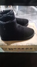 回力雪地靴男款加绒加厚棉鞋男冬季防寒保暖男鞋东北棉靴子面包鞋子男 黑色【拉链款】 39 实拍图