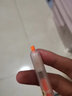 点石 按动荧光笔 小清新简约透明柔色系彩色记号笔淡彩色学生重点课堂标记笔6色套装柔色系易手控可换芯 荧光系/6支+替芯/6支 实拍图