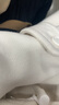 无印良品（MUJI）女式羊毛混牛角扣大衣长款连帽毛呢呢子外套秋冬季外衣女装 米白色 S (155/80A) 实拍图