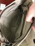 BOYCLN 胸包男 轻便胸前斜挎包做旧帆布包哈雷背包 休闲运动机车马鞍包 军绿色 实拍图