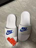 耐克NIKE外穿男拖鞋一字VICTORI休闲鞋CN9675-102白41 实拍图