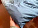 京东京造 60支长绒棉A类床上四件套 珠光贡缎工艺 1.8米床 灰蓝 实拍图