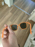 帕森（PARZIN）儿童太阳镜 时尚TR方框眼镜男女孩户外遮阳防晒墨镜6-10岁PZ21019 实拍图