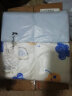 童泰四季新生婴儿宝宝床品用品纯棉抱巾单裹巾襁褓巾盖毯2件装 蓝色B款 84x84cm 实拍图