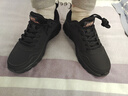 安踏女鞋运动鞋女秋冬新款网面透气跑步鞋软底皮面防水休闲鞋黑色女鞋 （店长力荐秋冬皮面防水鞋）黑色 37.5 (6.5) 实拍图