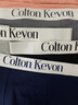 COLTONKEVON男士内裤男纯棉季舒适透气四角运动宽松大码男生平角短裤衩礼盒装 LJRLTHO黑色+深灰+浅灰+藏蓝 4条 XL131-155斤 实拍图