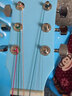雅萨特奥（YASATEAO)单板民谣吉他38寸初学者吉他新手入门吉它学生乐器 38寸天蓝色+（炭纤维+礼包） 实拍图