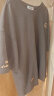 卡帝乐鳄鱼（CARTELO）短袖男春夏季短袖T恤男士上衣服宽松打底衫男装 深灰色 4XL  晒单实拍图