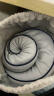 碧荷 U型枕护颈枕便携枕头汽车高铁飞机旅行头枕记忆棉枕午睡午休靠枕 星辰灰魔术贴版（含收纳袋） 实拍图