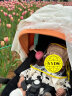爱宝适婴儿帽子防护面罩防飞沫防唾液儿童遮阳帽渔夫帽通用 黄色S756 晒单实拍图
