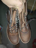 红翼（Red Wing）短筒靴皮靴复古工装靴棕色秋冬男靴8111固特异伞兵靴机车靴25新款 棕色8111-AMBER 41 实拍图
