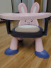 雅亲(YAQIN)宝宝餐椅 多功能儿童吃饭桌 婴儿简易可升降餐桌 便携式叫叫椅 幼儿座椅凳 紫色（全面升级全包围） 实拍图