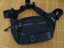 斯帕曼腰包男2025新款运动男包休闲男士胸包多功能户外斜挎包骑行单肩包 黑色 实拍图