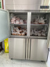 澳柯玛（AUCMA）四门冰箱商用冰柜立式冷冻柜六门冰箱大容量饭店食堂餐饮店后厨不锈钢厨房冰箱保鲜柜冷柜 标准款 全冷冻900升 VF-900AJ 实拍图