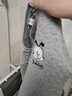 巴布豆儿童保暖内衣套装秋冬加厚纯棉男童秋衣秋裤全棉女童宝宝 男童深灰 7633 120cm 参考身高110-120 实拍图