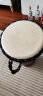名森（Minsine）标准12英寸非洲鼓 成人初学者演奏 云南丽江老山羊皮手鼓打击乐器 实拍图
