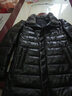 诗柏美 海宁新款真皮羽绒服男士精选轻奢水貂毛翻领绵羊皮夹克中年外套 黑色 M 实拍图
