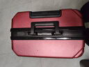 欧遥行李箱男铝框密码拉杆箱子韩版潮流大容量可登机女旅行皮箱次日达 酒红【黑框款-升级带充电口】 28英寸 -出国旅游超大容量行李箱 实拍图