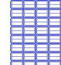 信发（TRNFA）314 不干胶口取纸价格图书分类纸 自粘性标签贴纸（蓝色58张）29*20mm 实拍图