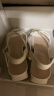 红蜻蜓凉鞋女2024夏季一字带粗跟法式高跟鞋时装凉鞋 WLK24083米白色38 晒单实拍图