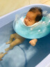 诺澳 婴儿游泳圈新生幼儿脖圈0-8个月适用 防翻防后仰小孩脖子圈 宝宝安全可调双气囊颈圈戏水救生圈 实拍图