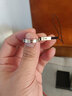持为手机指环扣纯银挂件情侣挂绳男女款S925银挂饰个性创意苹果华为吊坠手指扣挂环精致挂坠链挂饰 【S925银MIss u】加大内径2.0cm闭口 实拍图