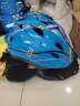 乐秀头盔儿童轮滑可调滑板车平衡车可调节骑行安全帽子K10023 天蓝色 实拍图