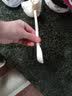川岛屋日式陶瓷小勺子家用喝汤勺创意可爱ins风长柄粗陶汤匙调羹 陶瓷勺-2只装【小蓝花+格桑花】 实拍图