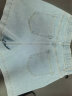 EP雅莹女装 活力通勤设计感五分裤丝棉纯色牛仔短裤 商场同款J601A 蓝色 3/M 晒单实拍图