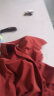 啄木鸟灯芯绒衬衫女中长款外套2024新款春秋中年薄款长袖上衣 桔红 3XL 建议140-155斤 晒单实拍图