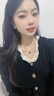 CHOMEL KINSEY双面钛钢项链女2025年新款轻奢小众设计秋冬高级感送老婆生日礼物 黑白双面A款 晒单实拍图