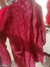 琼瑛法兰绒情侣睡袍女士浴袍春秋冬季珊瑚绒睡衣加厚浴衣家居服 1903女酒红一件 L 实拍图