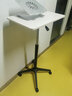 壹巢站立办公移动电脑桌带滑轮床边旋转懒人桌子写字书桌培训笔记本桌 黑色铝合金脚新款移动桌 实拍图