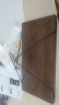 家乐铭品 墙面搁架 隔板条墙上置物架创意简约机顶盒支架客厅墙壁木质装饰架挂书架YZ036 实拍图