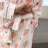爱茵慕西春秋夏季月子服孕妇睡衣产妇哺乳睡衣套装喂奶衣吸汗透气家居服 ASF1705# L码 (推荐体重100-120斤左右) 实拍图