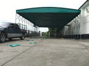 宥彪电动推拉雨棚仓库过道伸缩雨棚户外篮球场顶蓬物流收缩移动遮阳棚 方案图纸设计 实拍图