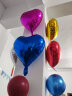 京唐 节日装饰心形铝箔气球 求婚表白生日派对气球婚房装饰布置气球 星心铝膜气球10只 带打气筒 实拍图