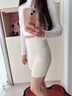 北极绒婚纱专用收腹提臀内裤女收小肚子强力收腹束腰无痕高腰打底安全裤 自然肤 M （推荐75-95斤） 实拍图