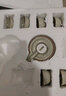 瓷牌茗茶具 汝窑自动茶具套装陶瓷石磨懒人泡茶神器家用防烫功夫茶具整套 米黄汝窑自动茶具 7头 实拍图