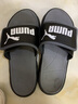彪马（PUMA）黑白透气魔术贴拖鞋男女家居外穿休闲凉鞋ROYALCAT372280 黑色-石灰色-白-01 40.5 实拍图